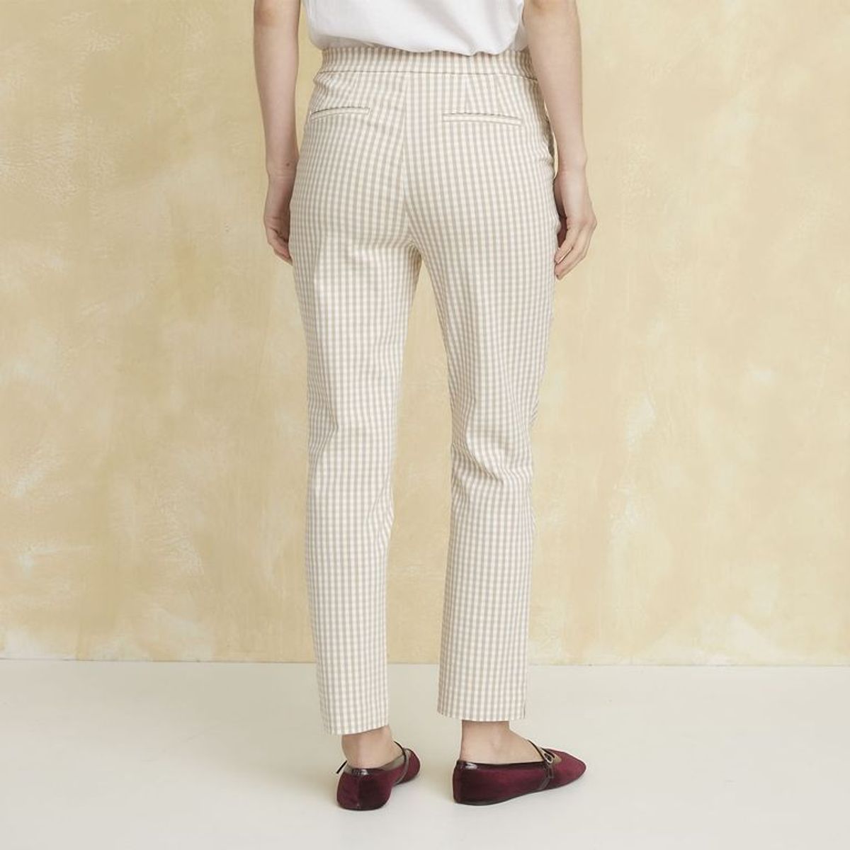 UNIVERSITY CLUB - Pantalón Straight Tiro Alto Mujer University Club