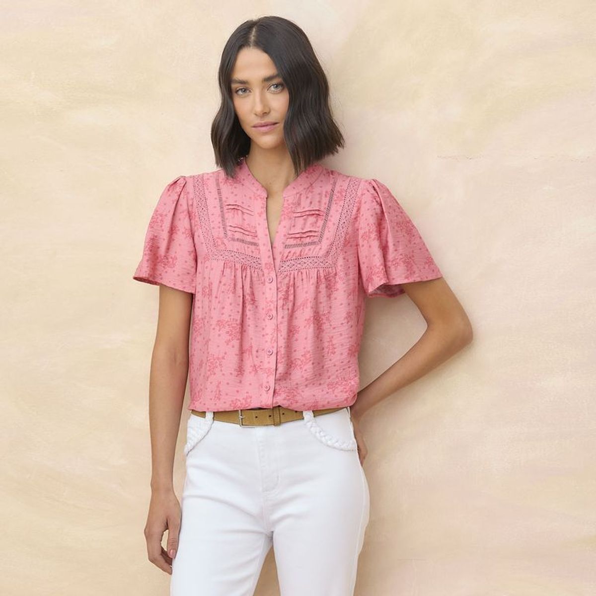 ELLE - Blusa Casual Mujer Elle