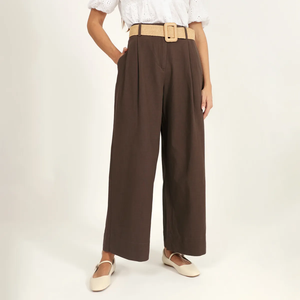 UNIVERSITY CLUB - Pantalón Fluido Mujer University Club