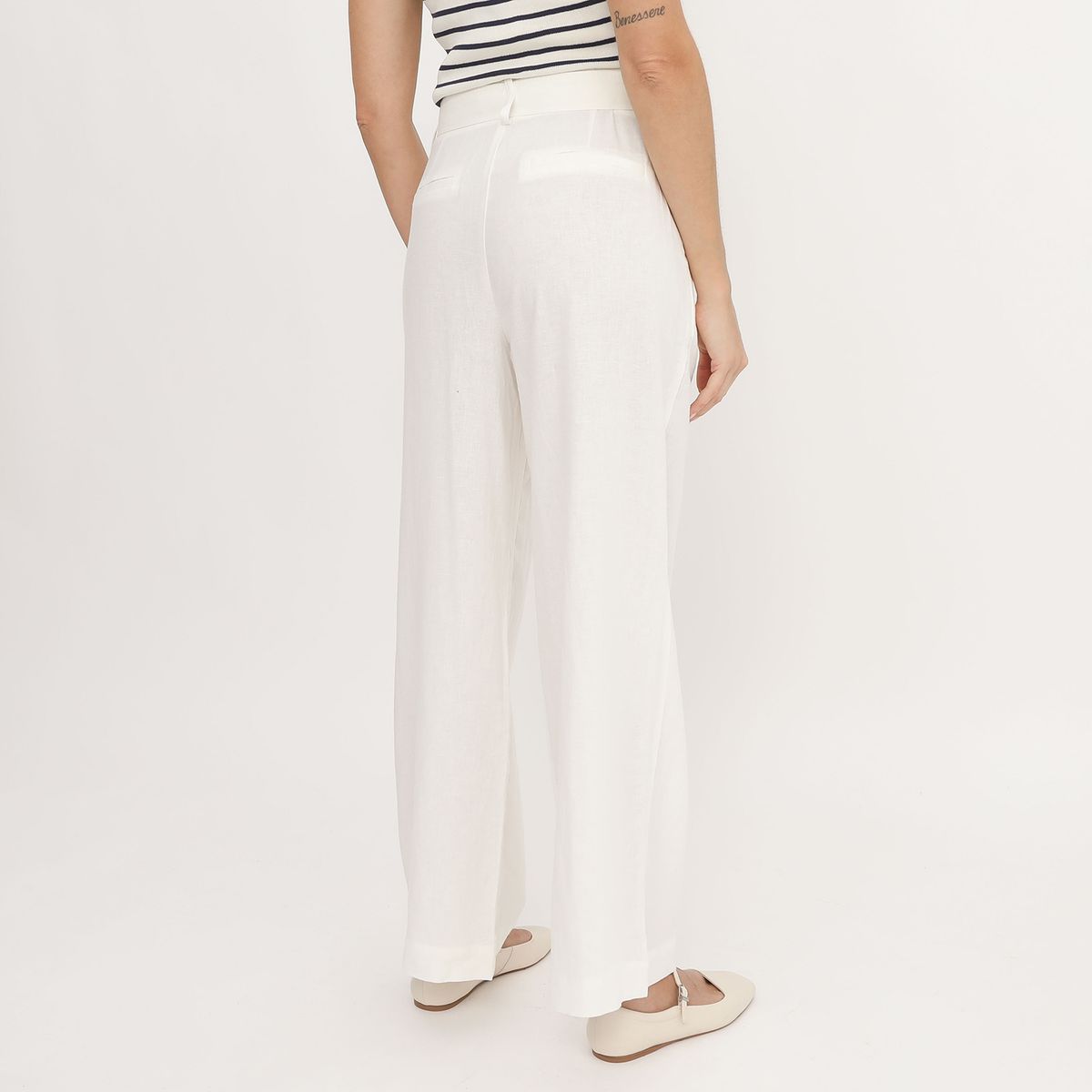 ELLE - Pantalón Fluido Mujer Elle