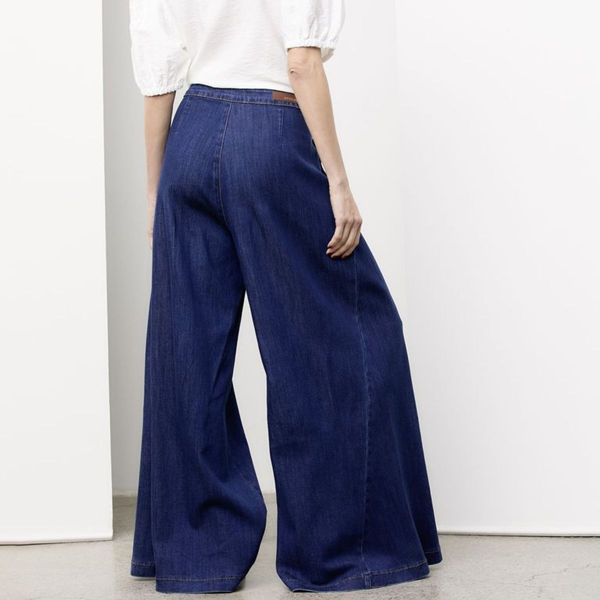 APOLOGY - Jean Wide Leg Tiro Alto Mujer Apology