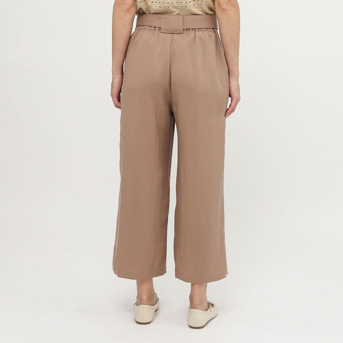 APOLOGY - Pantalón Fluido Tiro Alto Mujer Apology