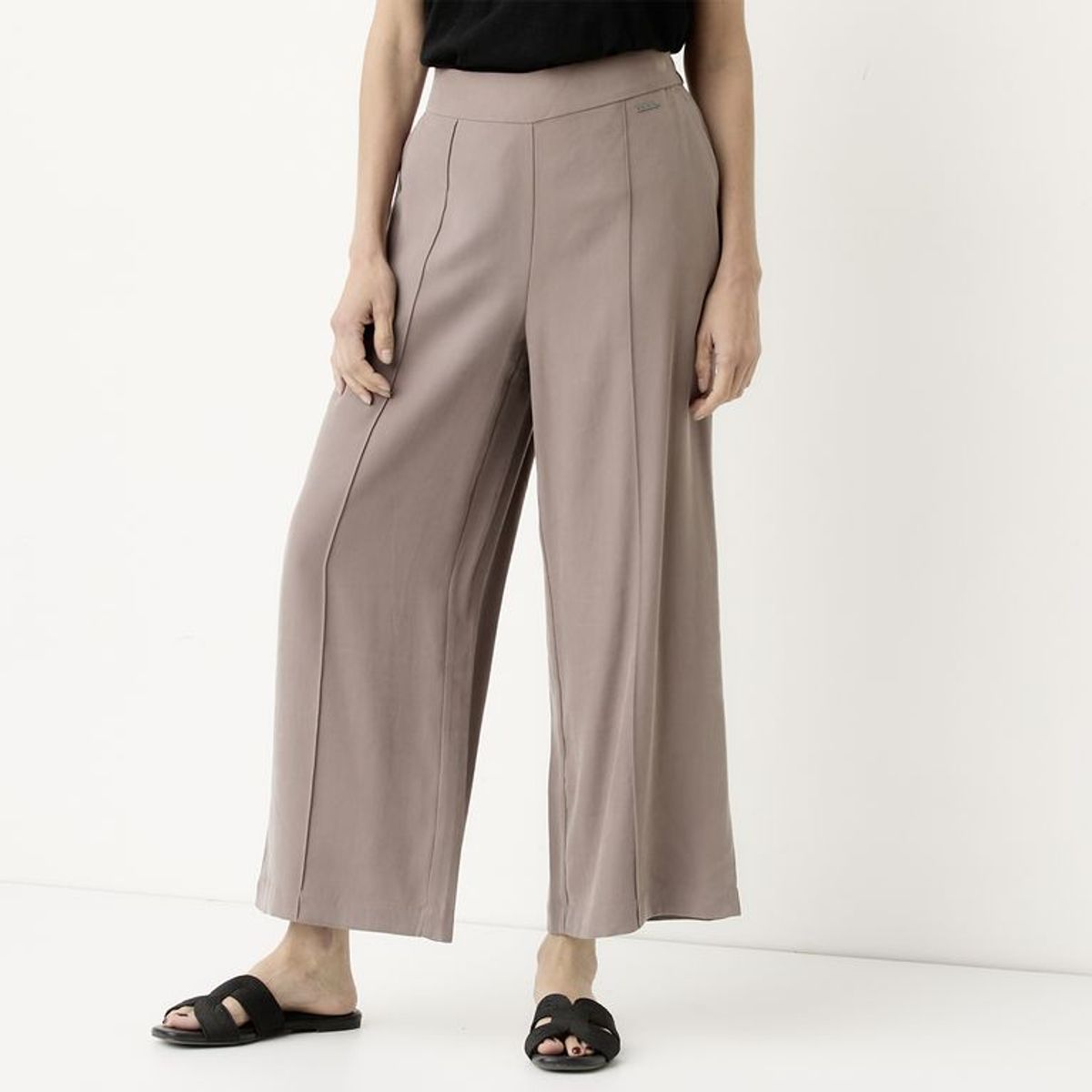 NEWPORT - Pantalón Wide Leg Mujer Newport