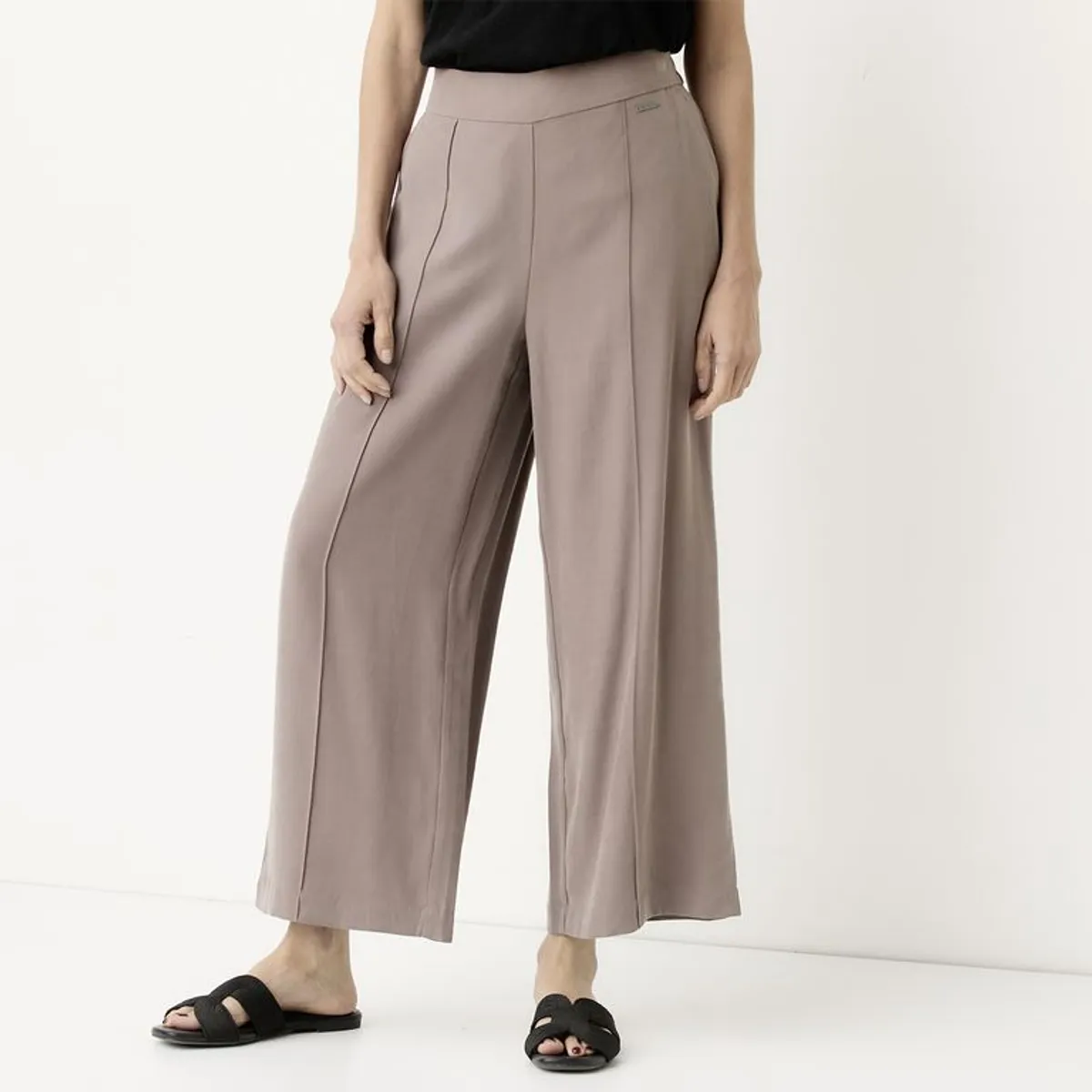 NEWPORT - Pantalón Wide Leg Mujer Newport