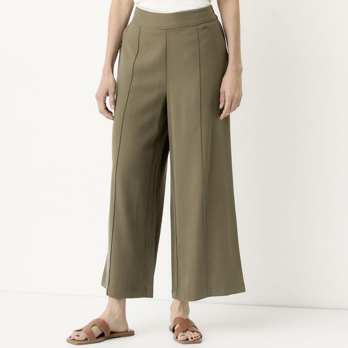 NEWPORT - Pantalón Wide Leg Mujer Newport