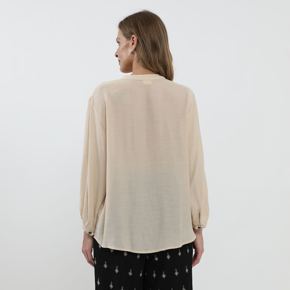 NEWPORT - Blusa Manga Larga Mujer Newport