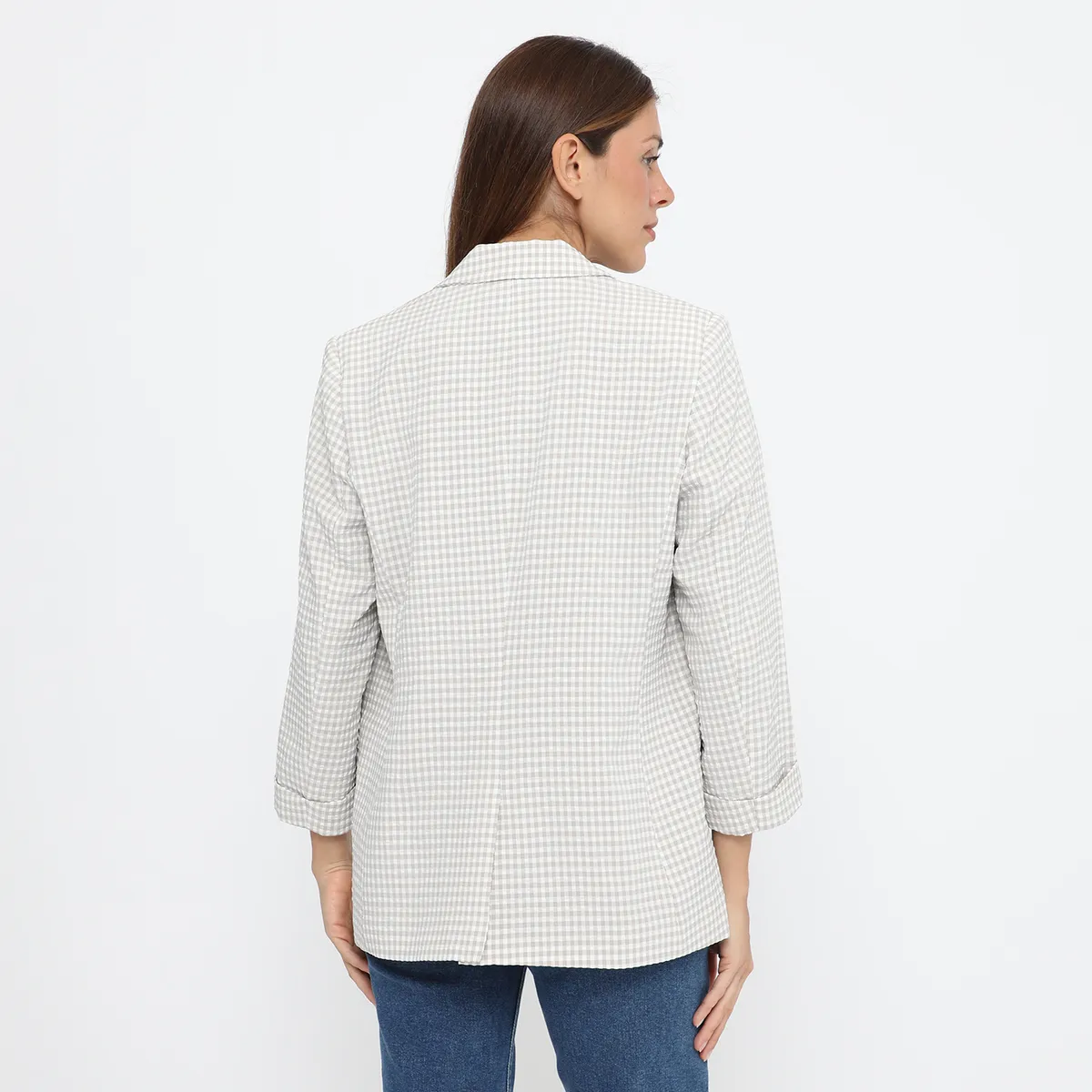 UNIVERSITY CLUB - BLAZER CR CREAM VICHY S