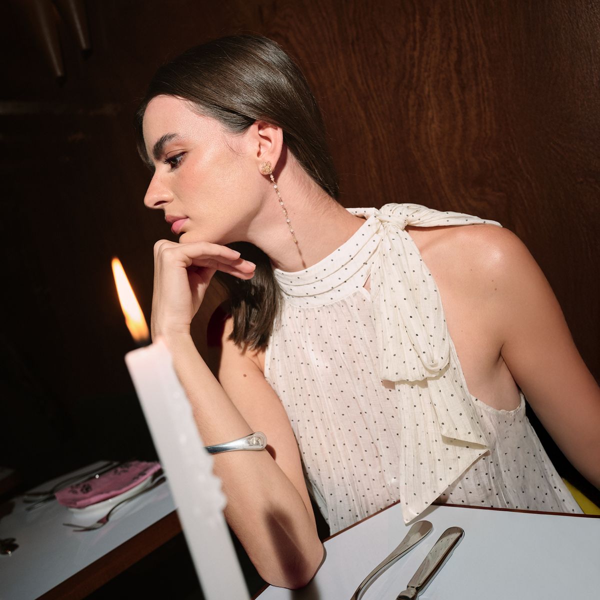 BASEMENT - Top Halter Mujer Basement Studio