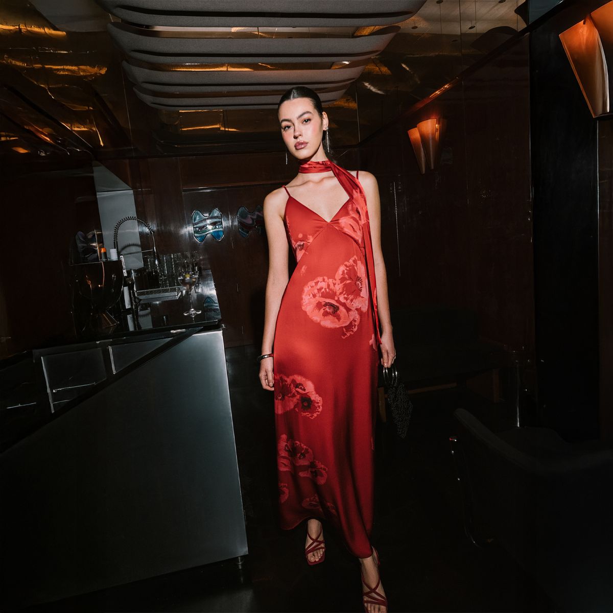 BASEMENT - Vestido Largo Mujer Basement