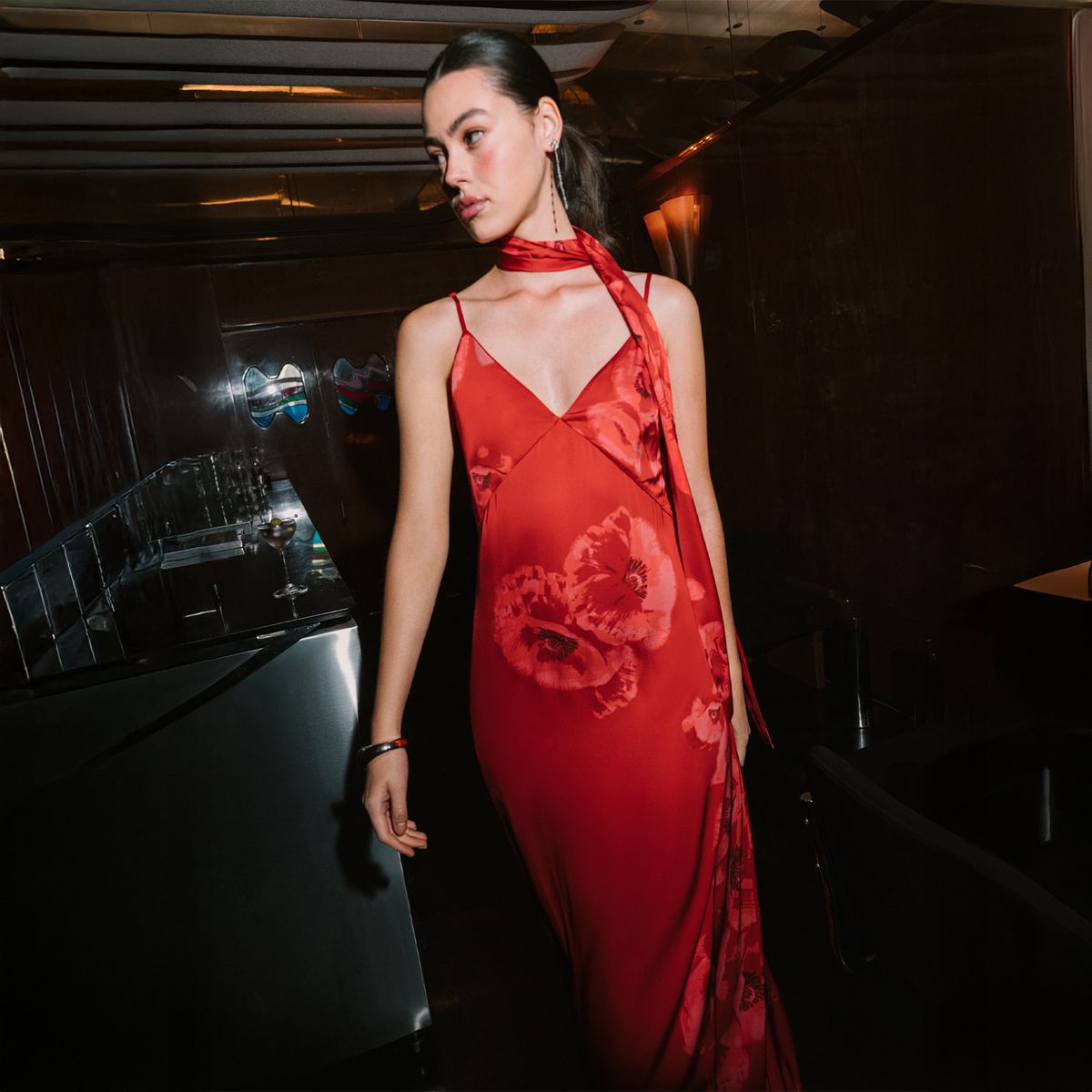 BASEMENT - Vestido Largo Mujer Basement