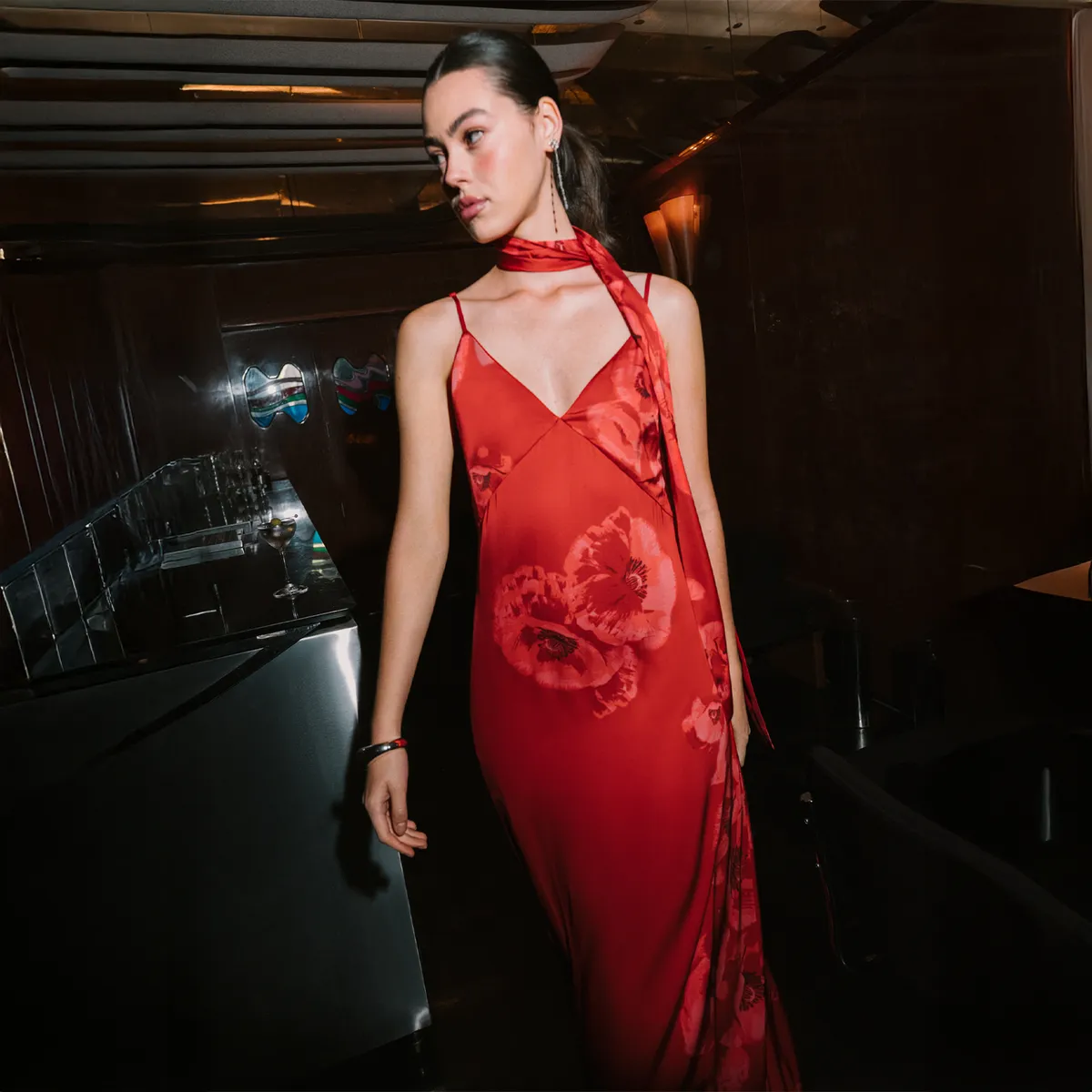 BASEMENT - Vestido Largo Mujer Basement