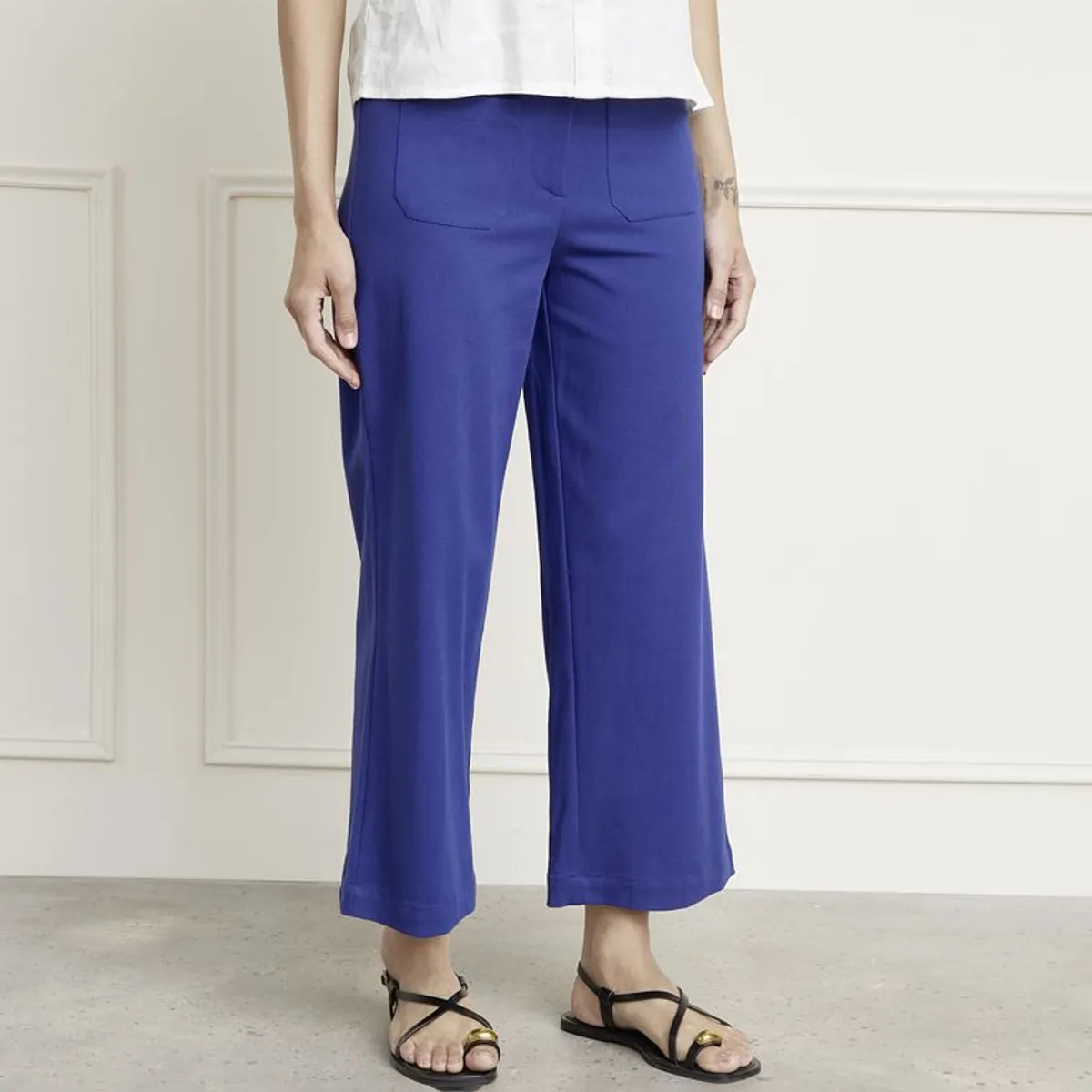 BASEMENT - Pantalón Fluido Mujer Basement