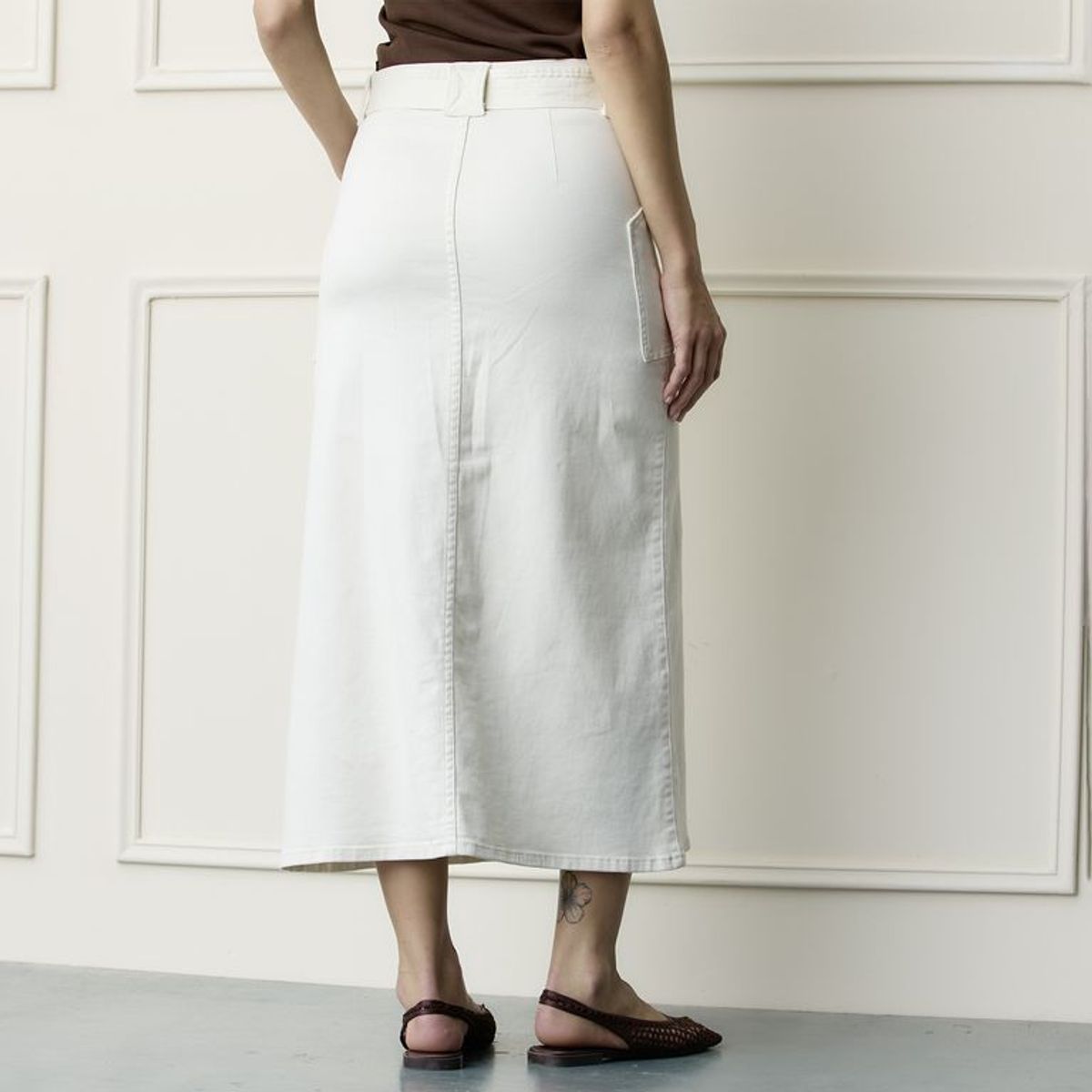 BASEMENT - Falda Denim Mujer Basement