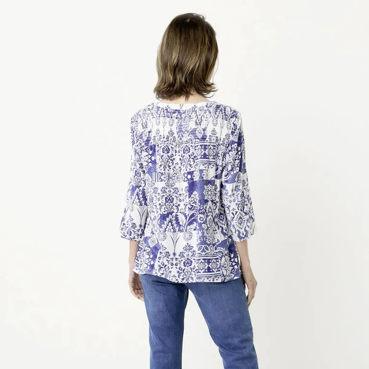 NEWPORT - Blusa Manga 3/4 Mujer Newport