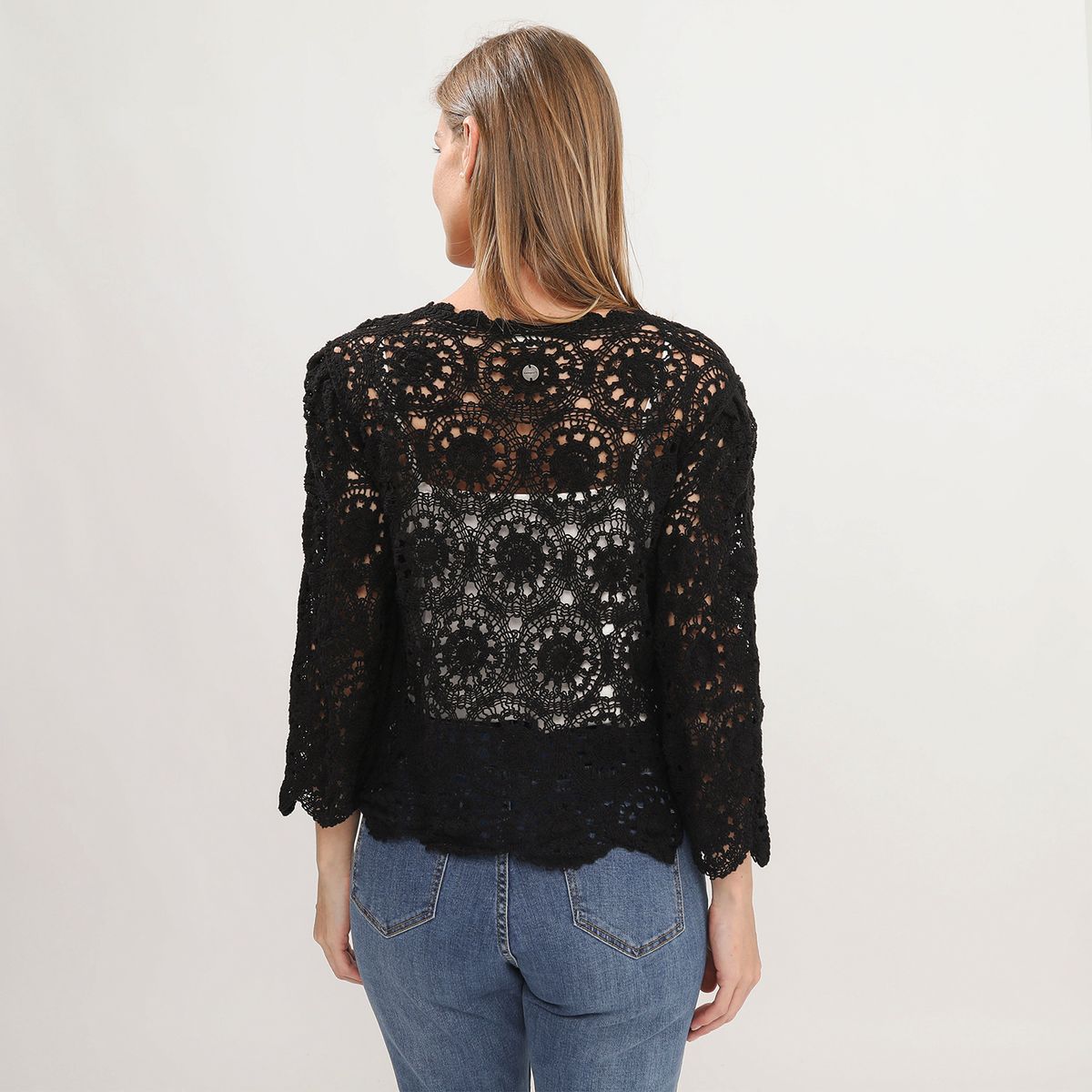 NEWPORT - Cardigan Manga Larga Mujer Newport