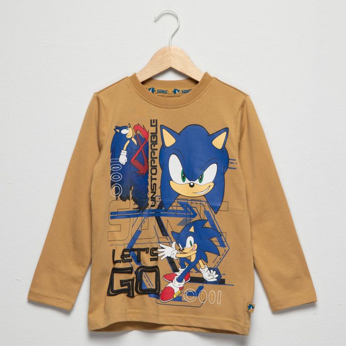 SONIC - Polo Niño Manga Larga Algodón Sonic