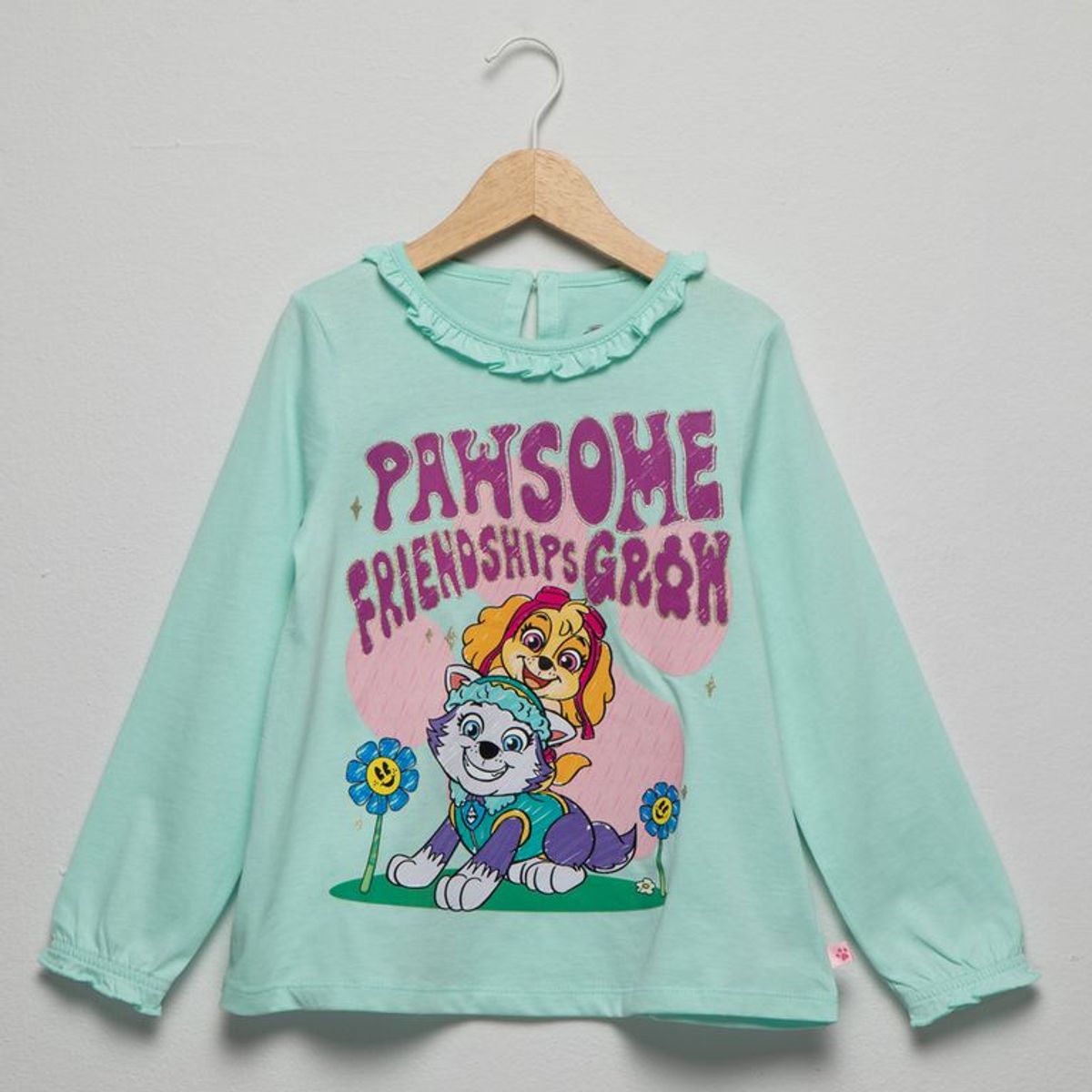 PAW PATROL - Polo Niña Manga Larga Algodón Paw Patrol