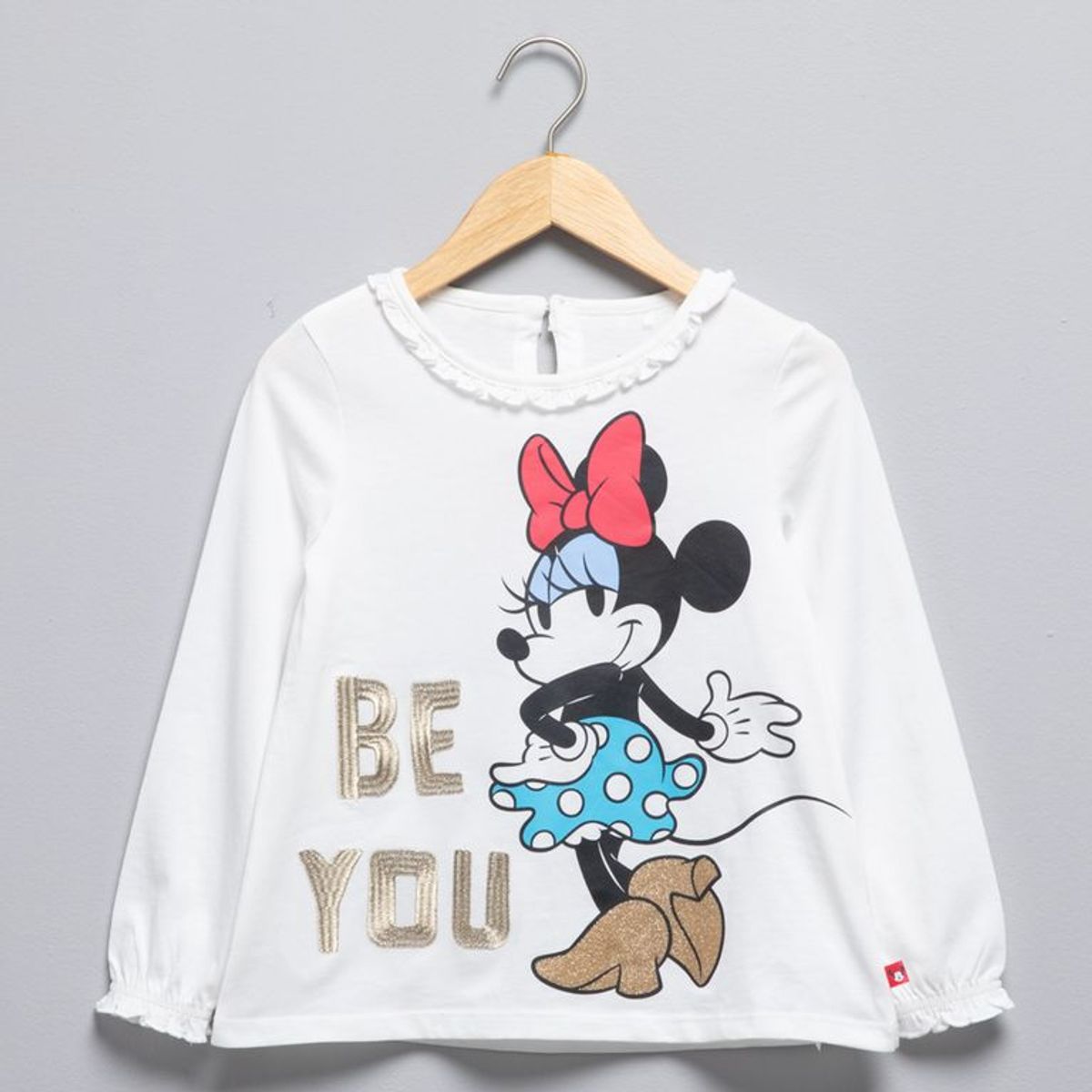 MINNIE - Polo Niña Manga Larga Algodón Minnie