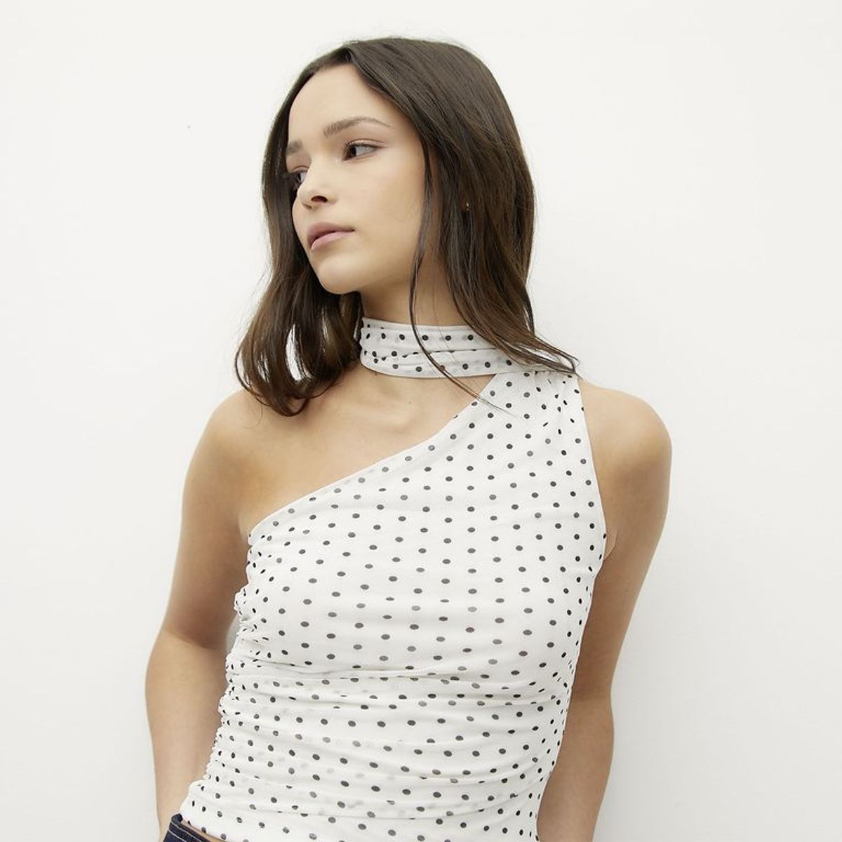 SYBILLA - Top Asimétrico Mujer Sybilla