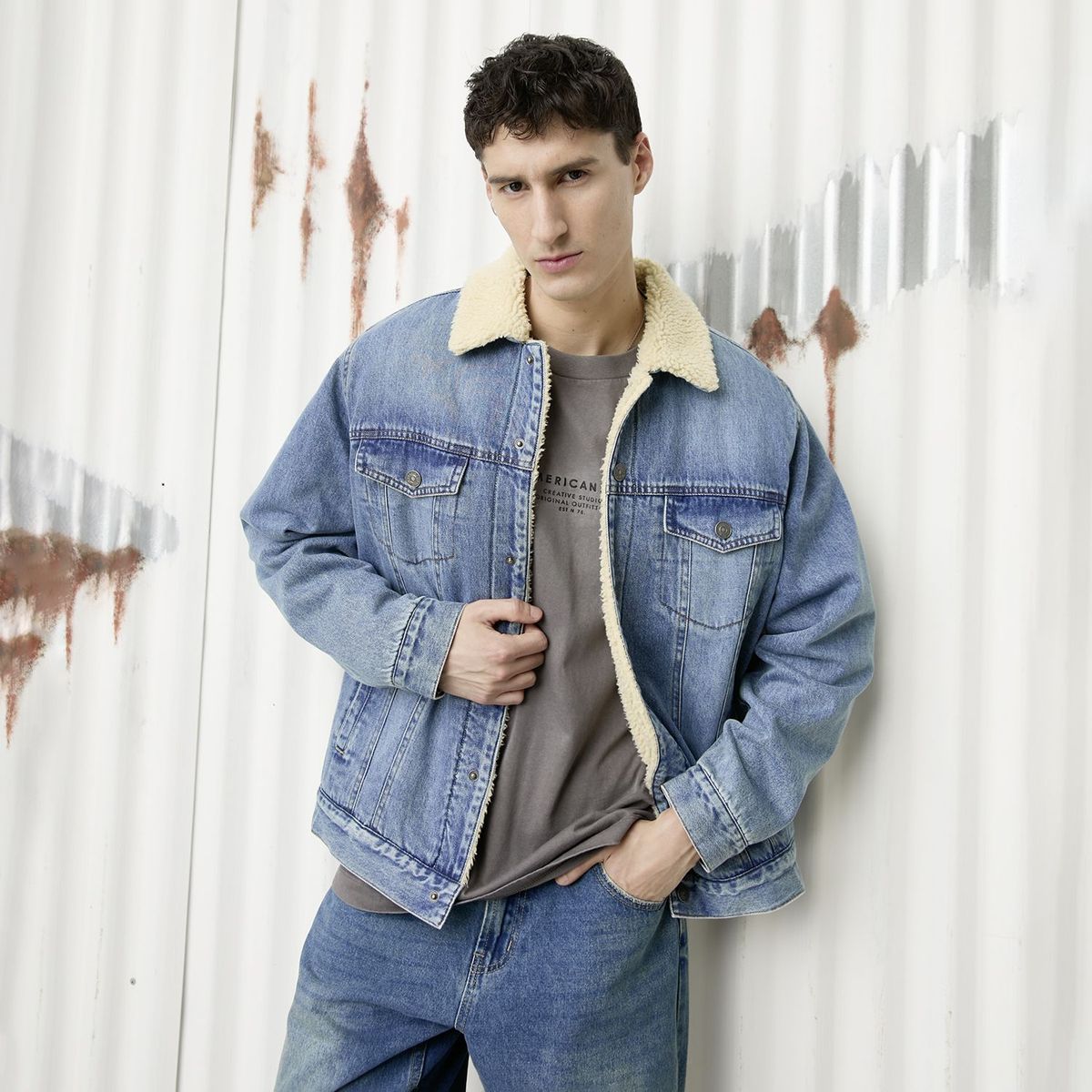 DENIMLAB - Casaca Denimlab Hombre