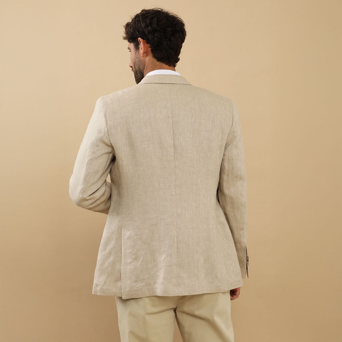 LA MARTINA - Saco 100% Lino Regular Fit Hombre La Martina