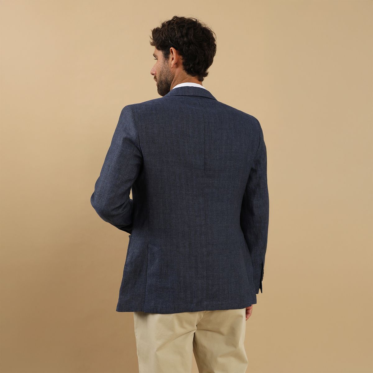 LA MARTINA - Saco 100% Lino Regular Fit Hombre La Martina