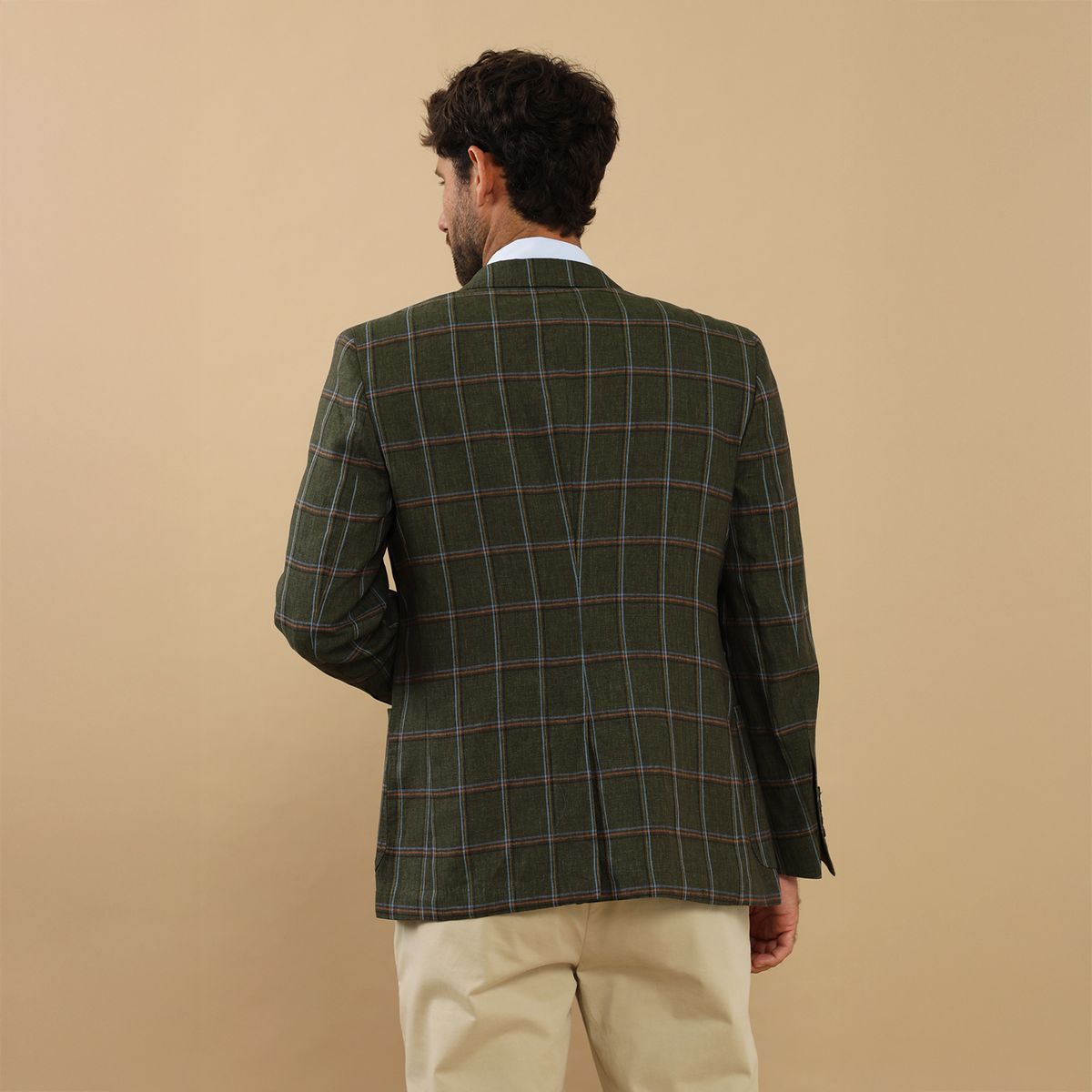 LA MARTINA - Saco 100% Lino Regular Fit Hombre La Martina