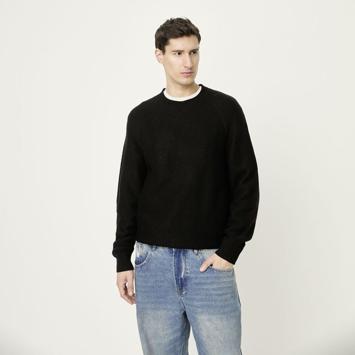 BEARCLIFF - Chompa Casual Manga Larga Hombre Bearcliff