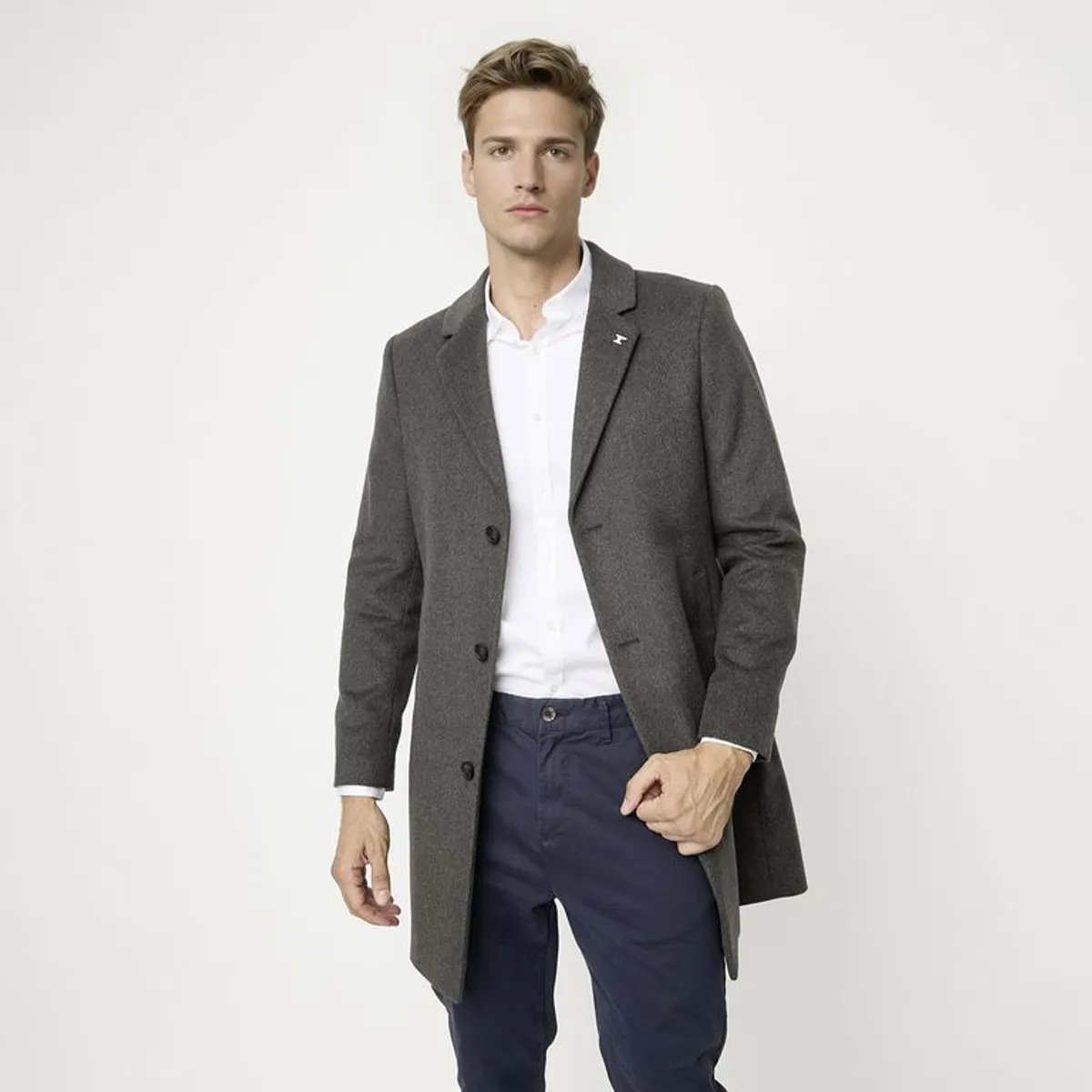 WOLF&HANK - Abrigo Manga Larga Hombre Wolf&Hank