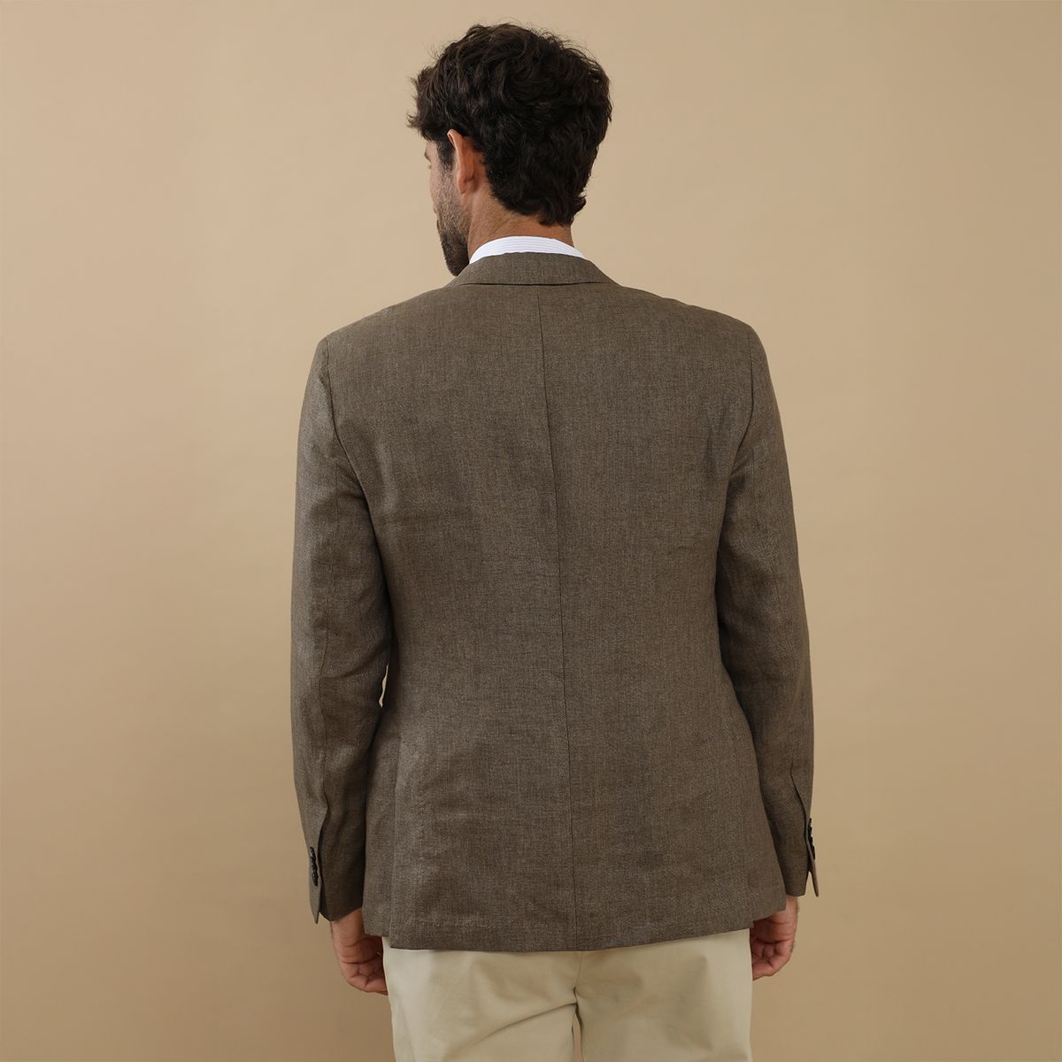 WOLF&HANK - Saco 100% Lino Regular Fit Hombre Wolf&hank