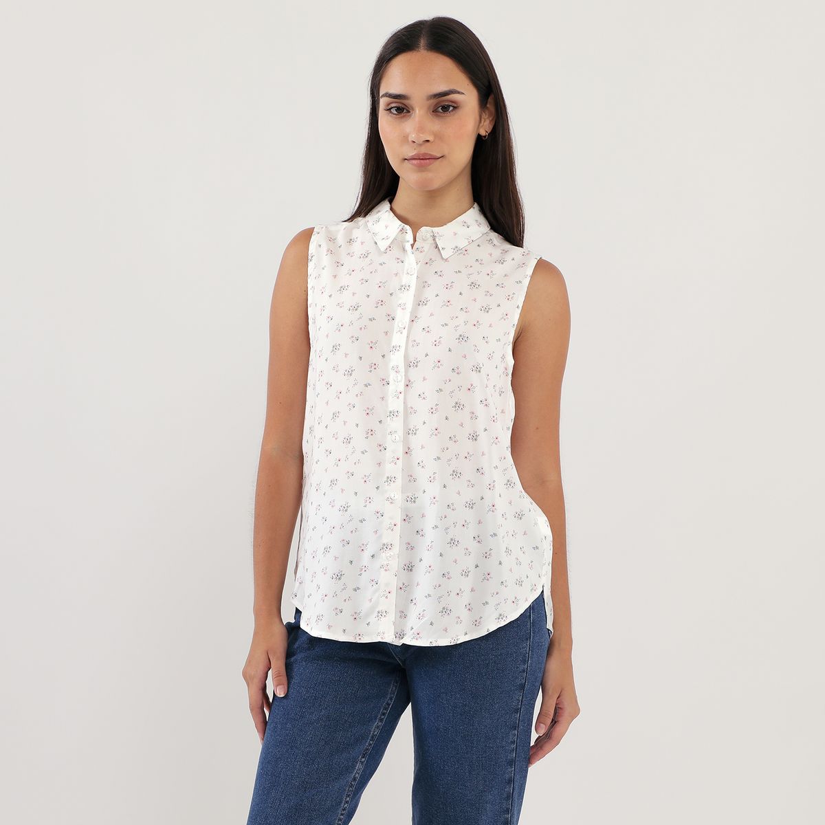 SYBILLA - Blusa Sin Mangas Mujer Sybilla