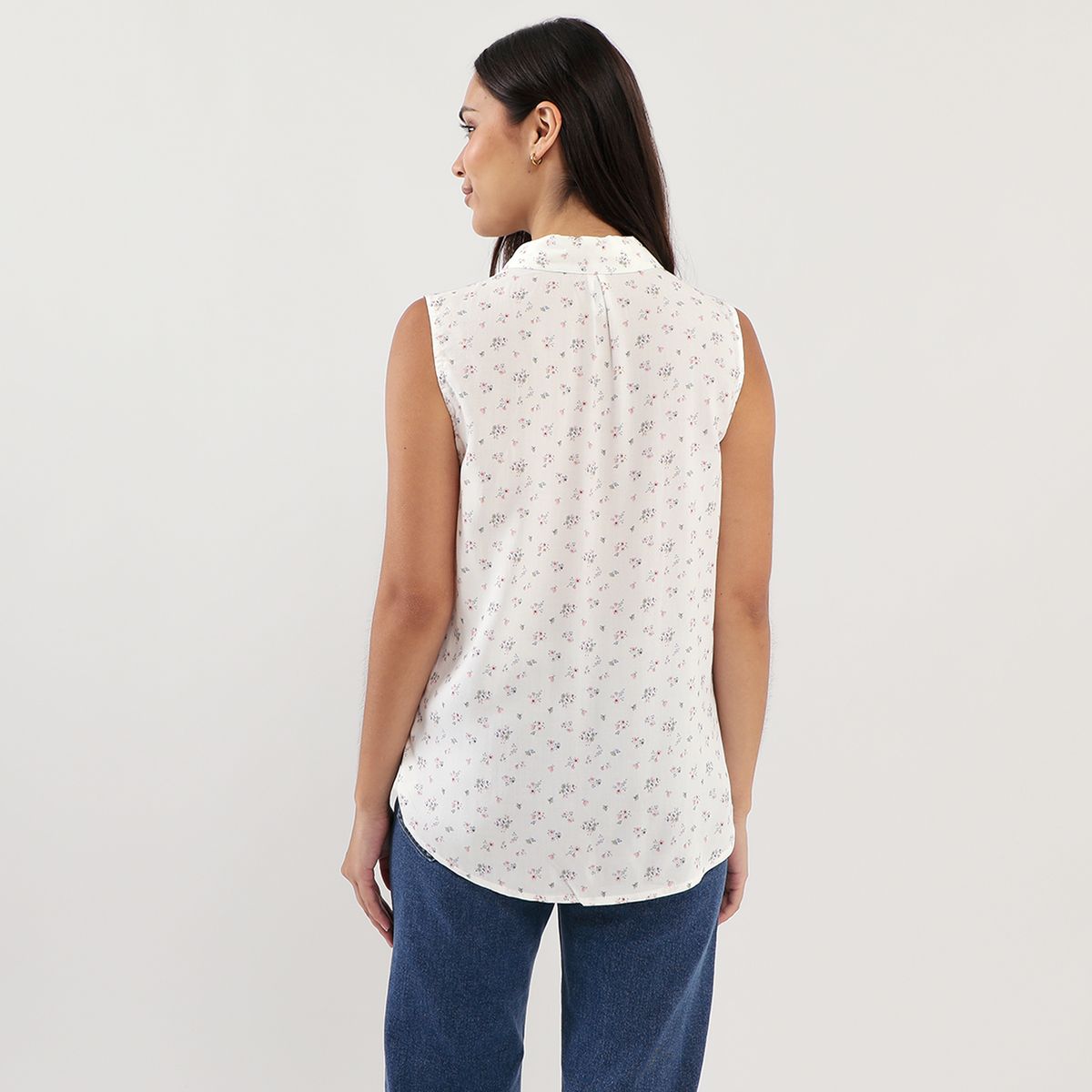 SYBILLA - Blusa Sin Mangas Mujer Sybilla