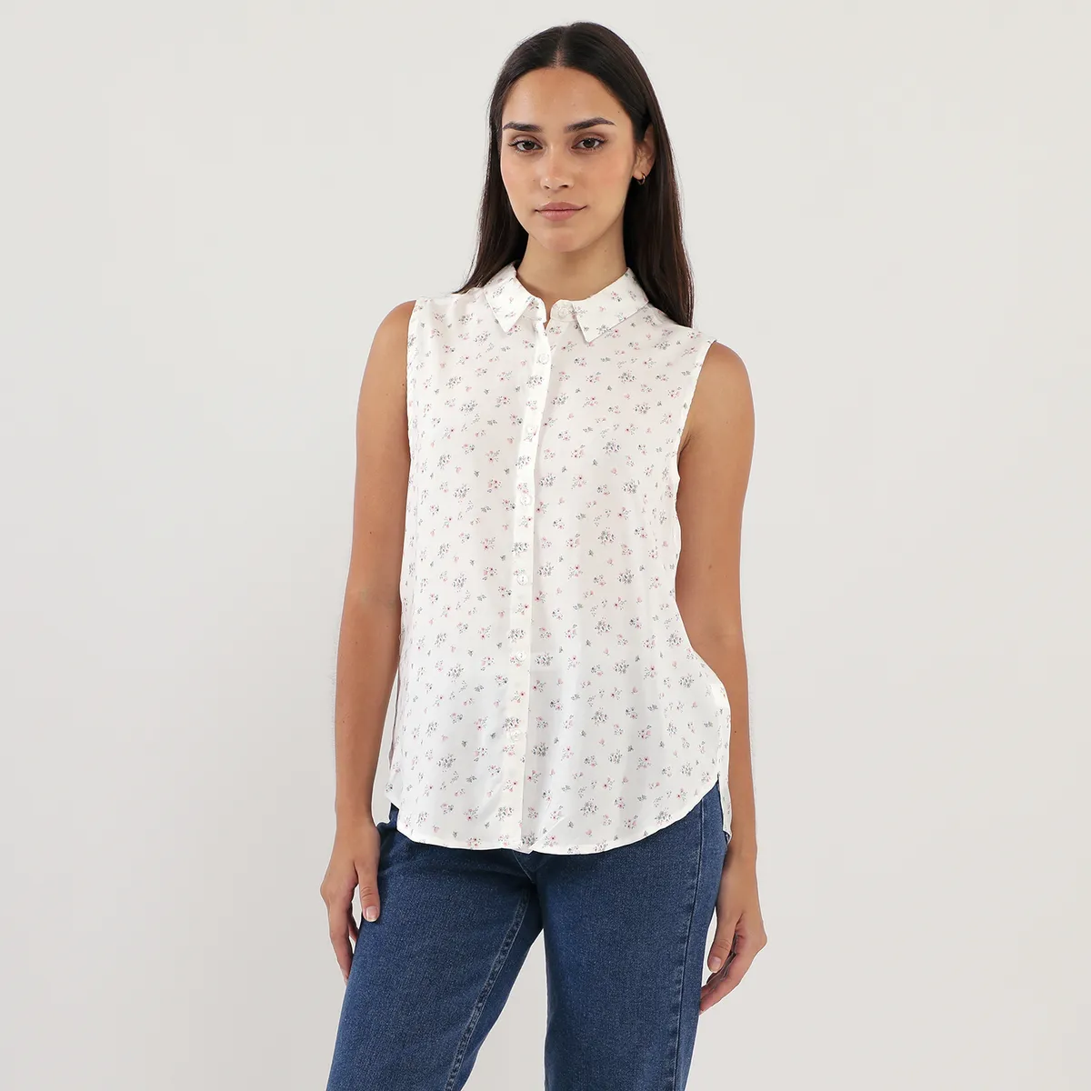 SYBILLA - Blusa Sin Mangas Mujer Sybilla