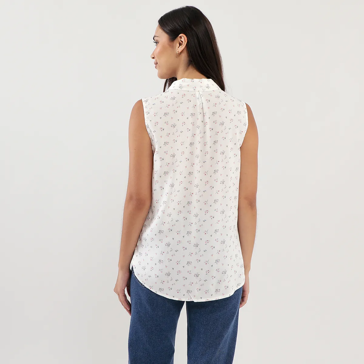 SYBILLA - Blusa Sin Mangas Mujer Sybilla