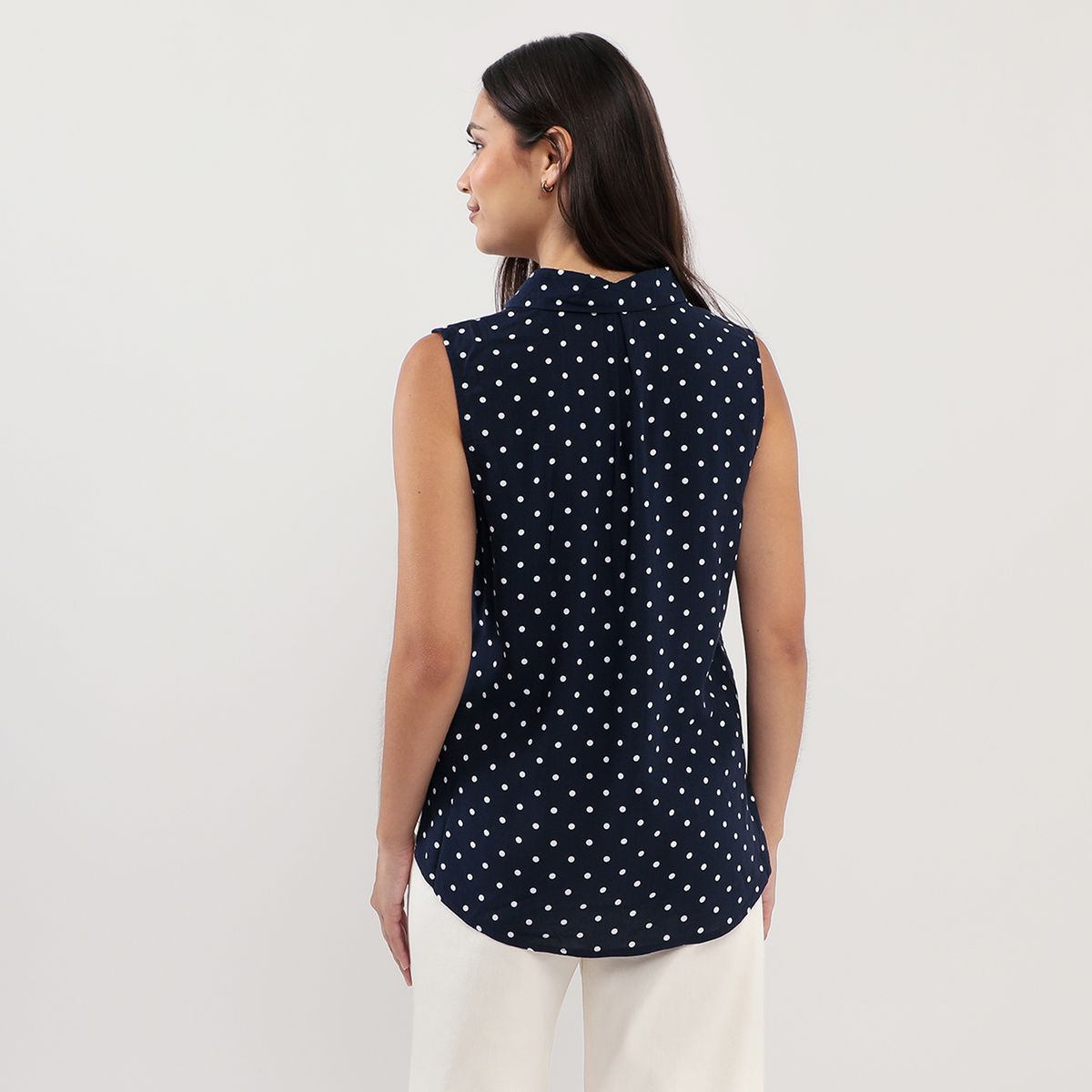 SYBILLA - Blusa Sin Mangas Mujer Sybilla