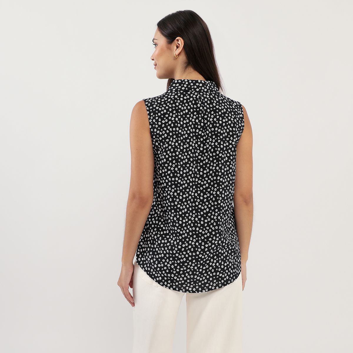 SYBILLA - Blusa Sin Mangas Mujer Sybilla