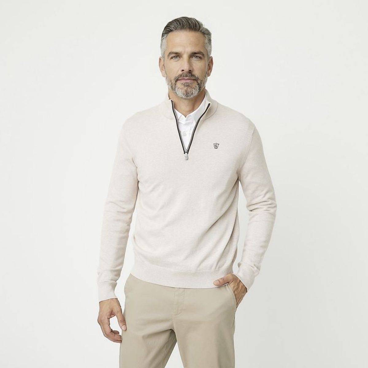 CHRISTIAN LACROIX - Chompa 100% Algodón Casual Hombre Christian Lacroix