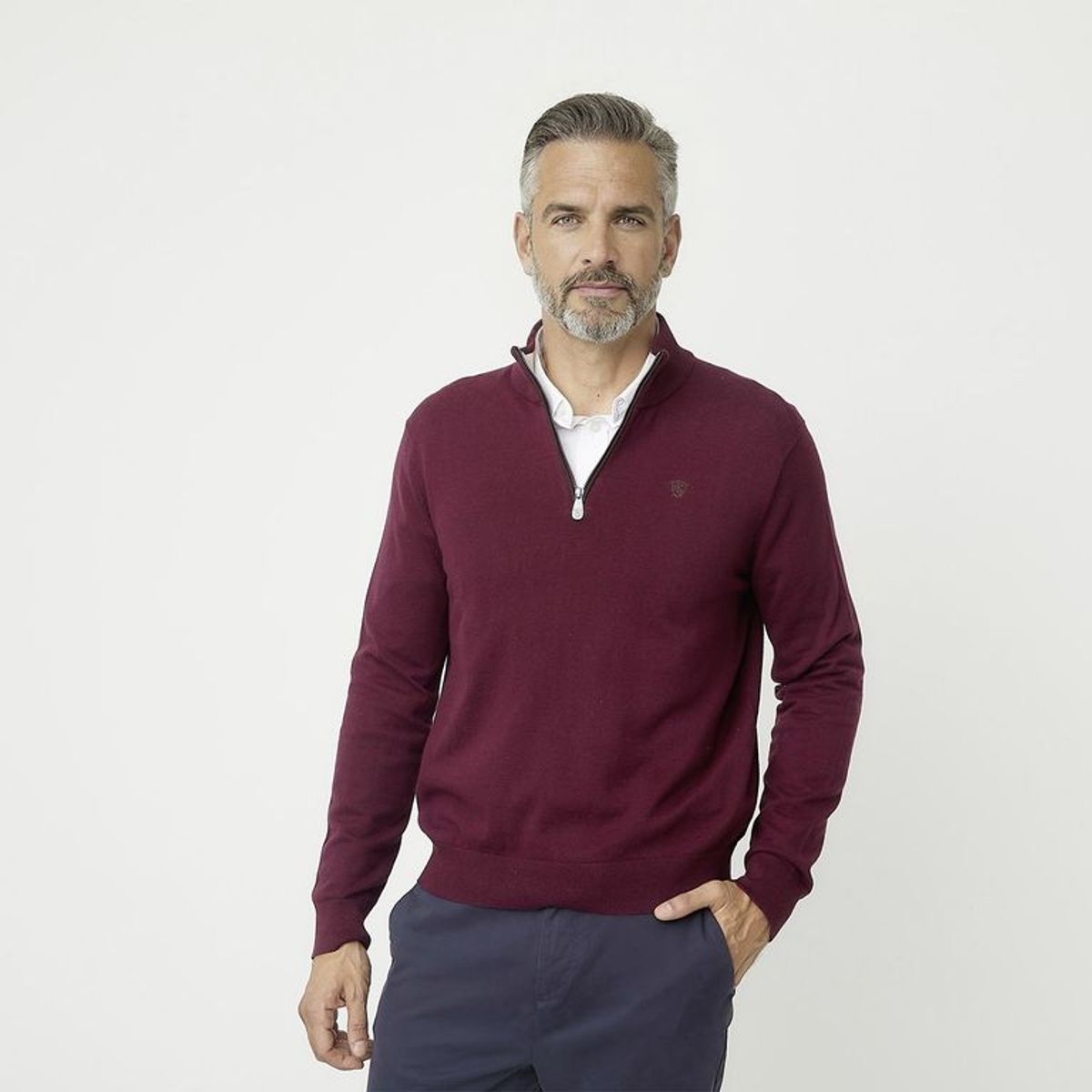 CHRISTIAN LACROIX - Chompa 100% Algodón Casual Hombre Christian Lacroix