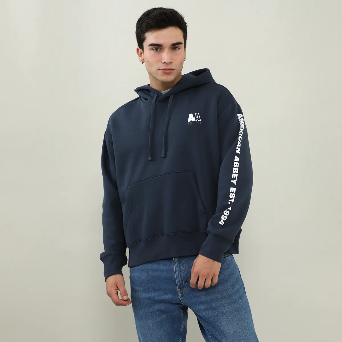 AMERICAN ABBEY - Polera Algodón Regular Fit Hombre American Abbey