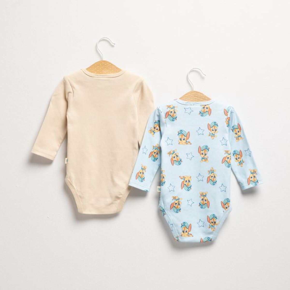 PAW PATROL - Body Bebé Niño Pack X2 Algodón Paw Patrol