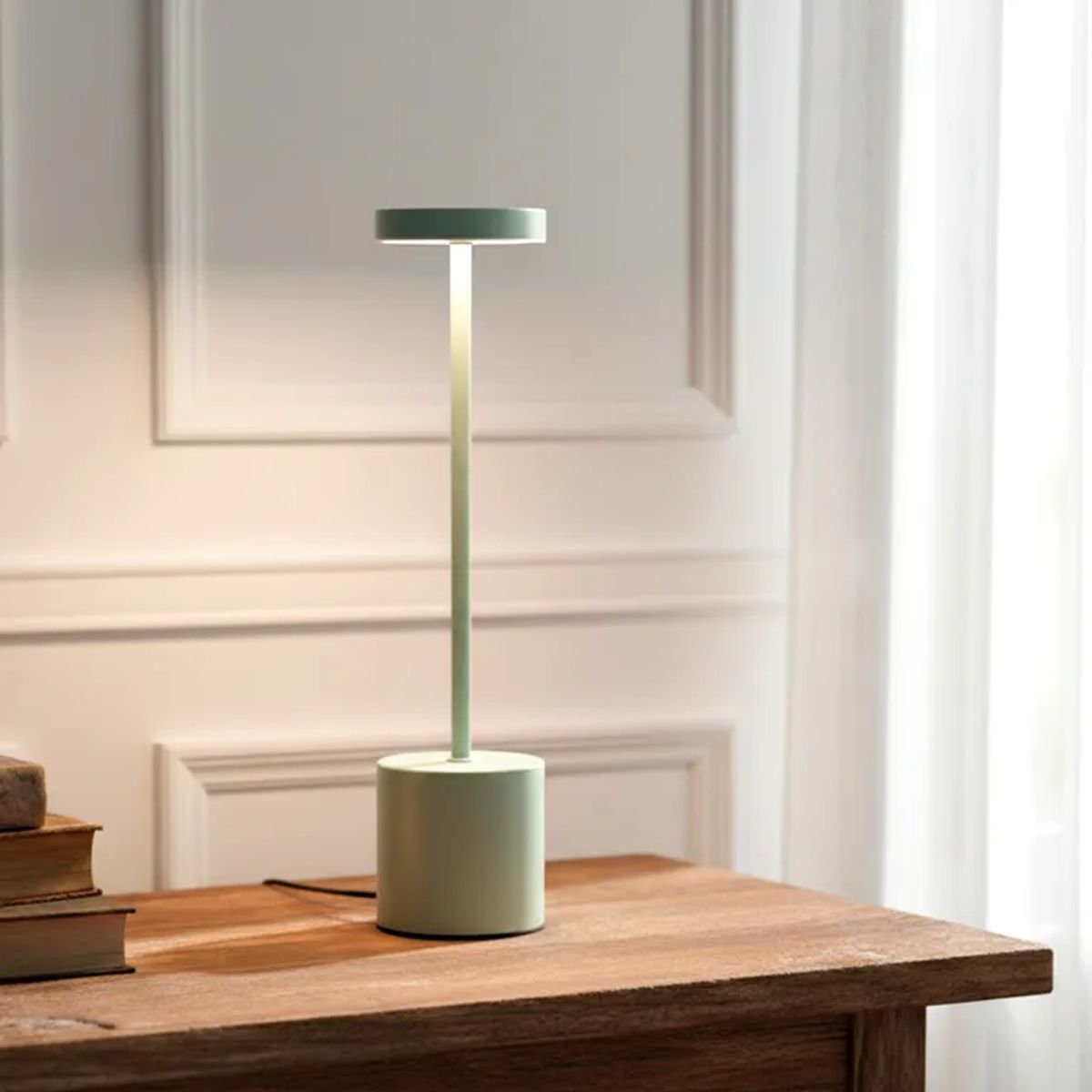 ROBERTA ALLEN - Lámpara Decorativa Blanca 34x8 cm