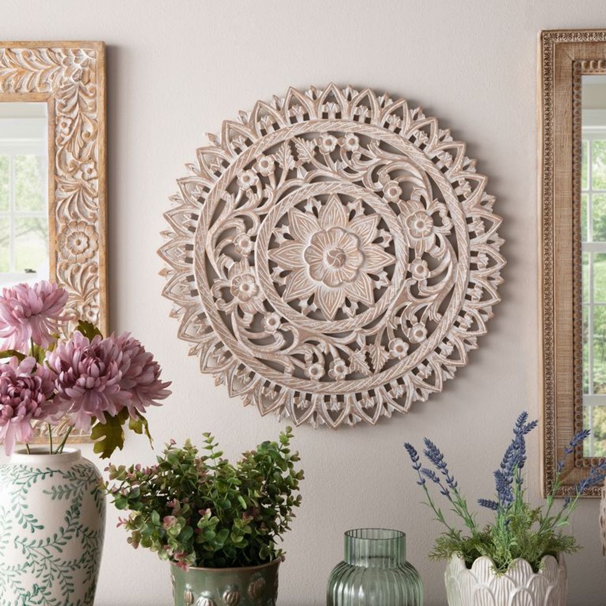 ROBERTA ALLEN - Panel diseño beige 61x61cm