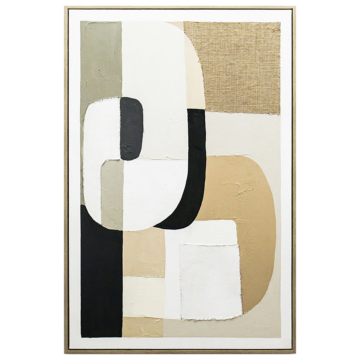 BASEMENT HOME - Cuadro Formas Abstarcto 80x120cm