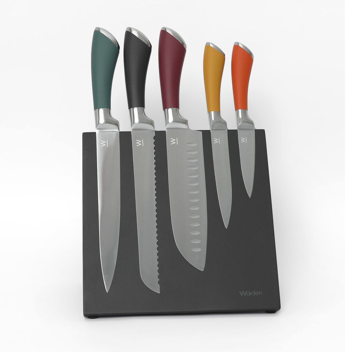WURDEN - Taco Magnético de Cuchillos 5 Piezas Chef