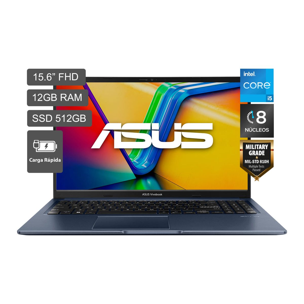 ASUS - Laptop Asus Vivobook 15 Intel Core I5-13420h 12gb 512gbssd 15.6" Fhd
