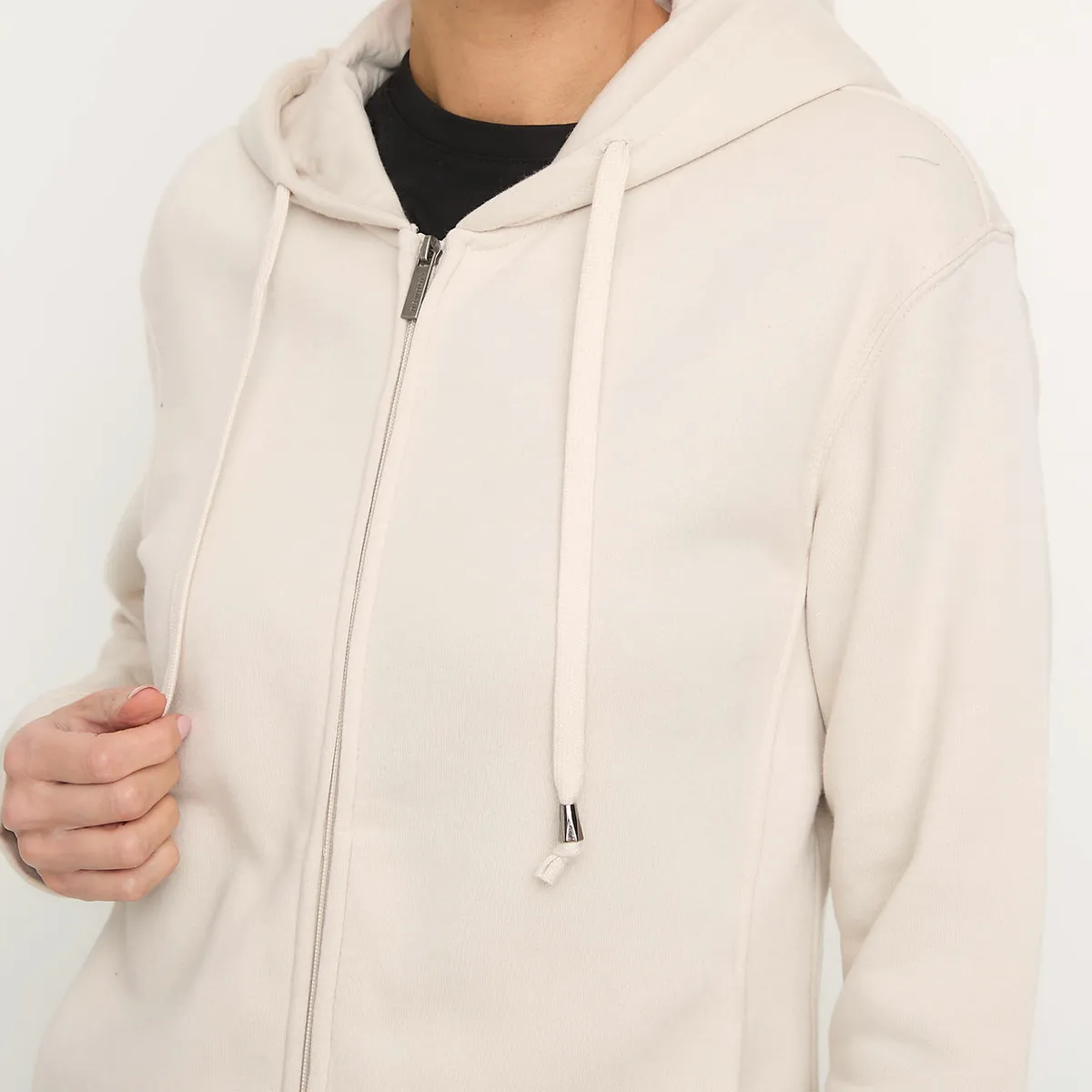 NEWPORT - Polera Newport Mujer Algodón Manga Larga con Gorro