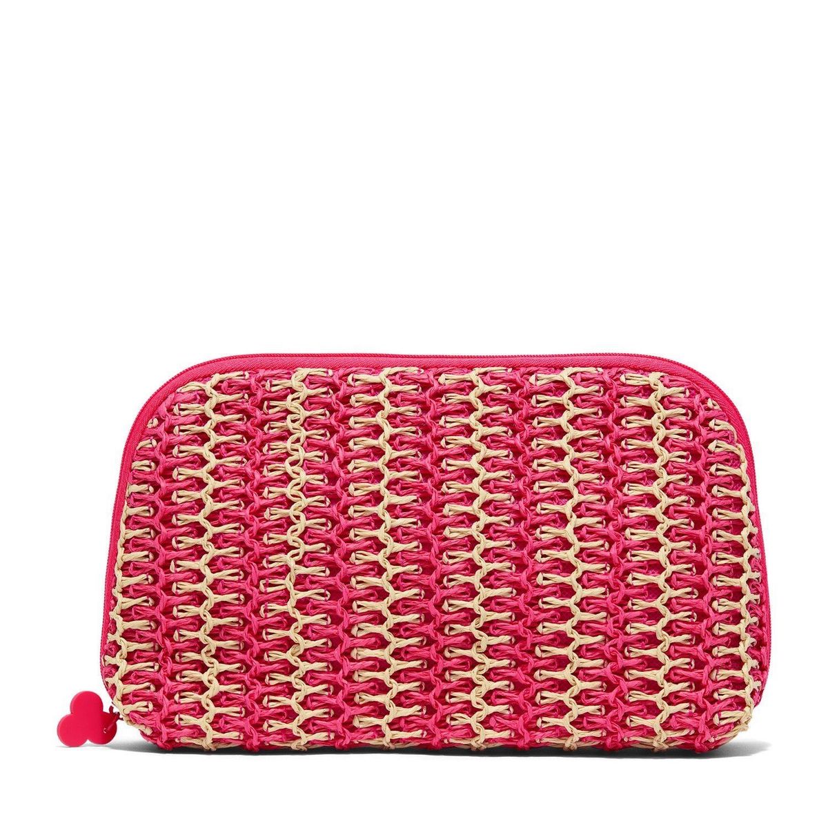 BENEFIT - Cosmetiquero Woven Straw Pouch