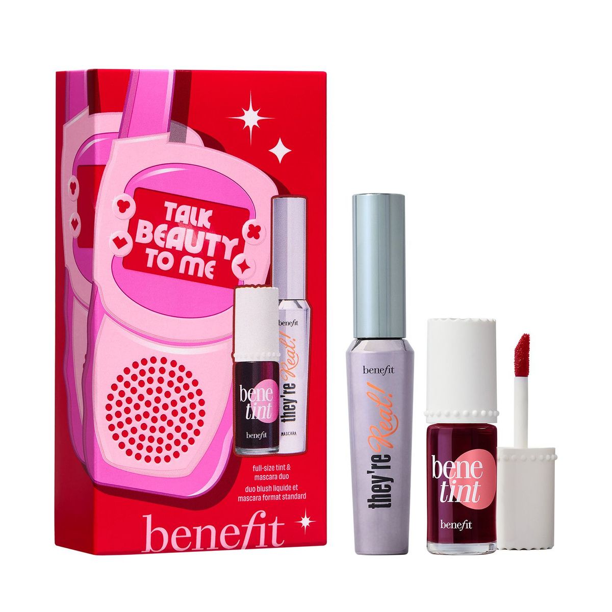 BENEFIT - Set Ojos Y Labios Talk Beauty To Me - Máscara Y Benetint Original