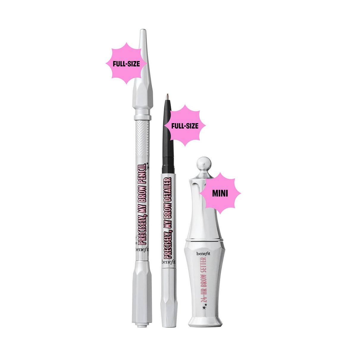BENEFIT - Set De Cejas Ring Around A Brow - Gel 24hr, Lápiz De Cejas De Precisión Y Delgado