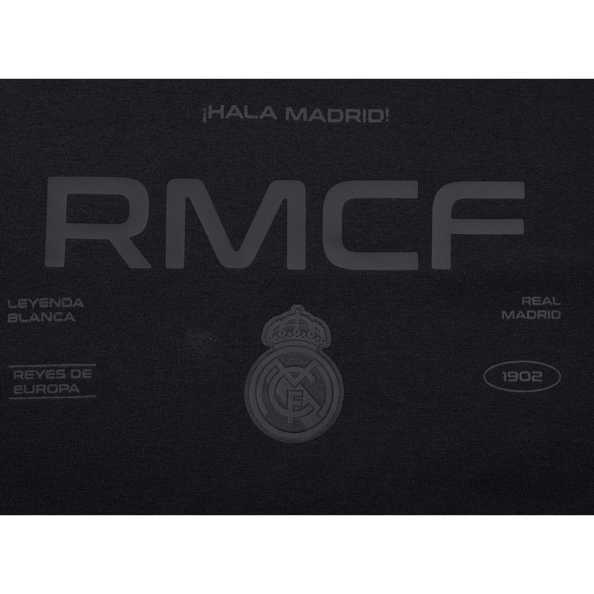 REAL MADRID - Camiseta Manga Corta De Hombre Real Madrid Back On Black